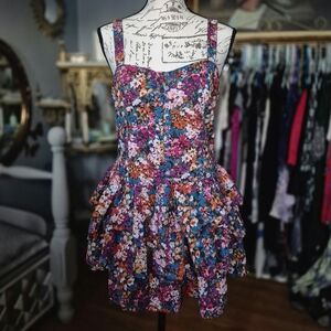 Poetry Multicolor Floral Dress Large